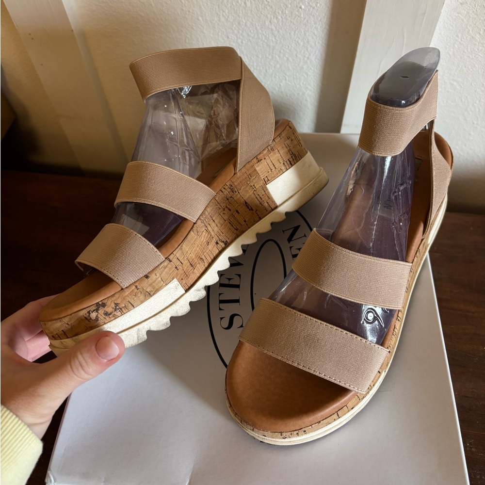 Steve Madden Bandi Blush Platform Sandals